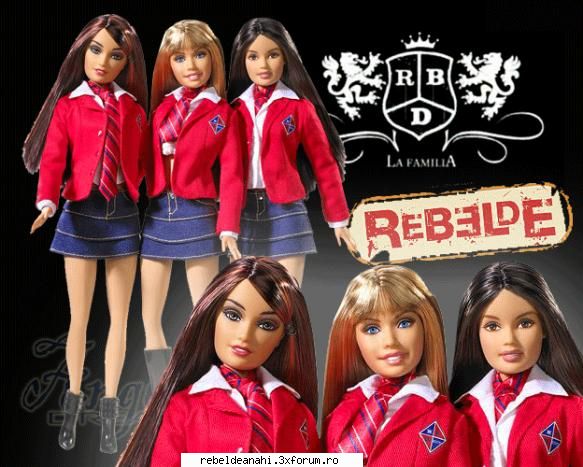 Papusile Barbie - apusile sunt frumoase ca ele - Poze cu fetele din rebelde!impreuna!