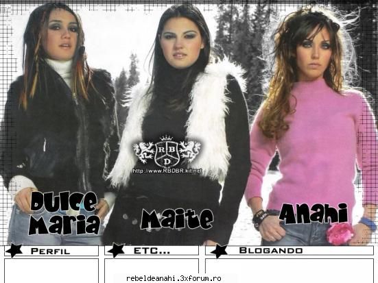 Poze! - mihaela - Poze cu fetele din rebelde!impreuna!