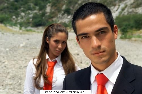 numai poze din telenovela "rebelde" - miguel si mia a 2-a - Rebelde