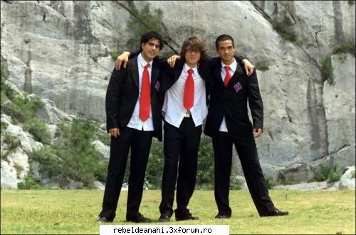 numai poze din telenovela "rebelde" - miguel,teo si nico - Rebelde