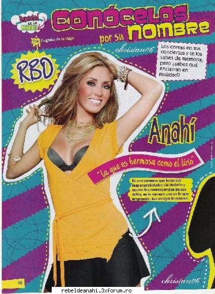 poze cu Anahi,preferata mea - coca - Poze